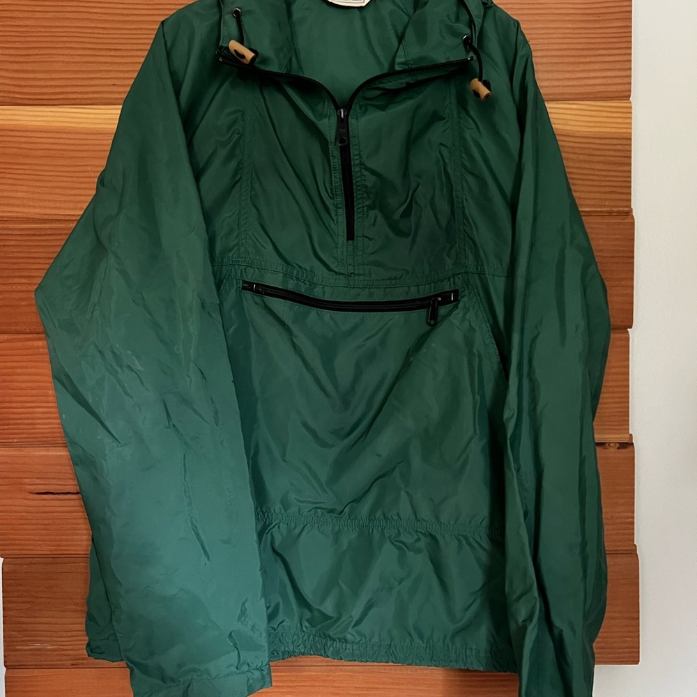 Green Windbreaker Jacket